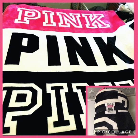 PINK Victoria’s Secret Sherpa Blanket *HTF* - Picture 2 of 6